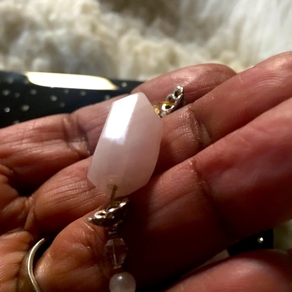 Rose Quartz Stretch bracelet - Picture 3 of 6